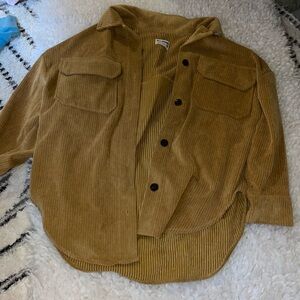 Ci Sono Tan Corduroy Outerwear